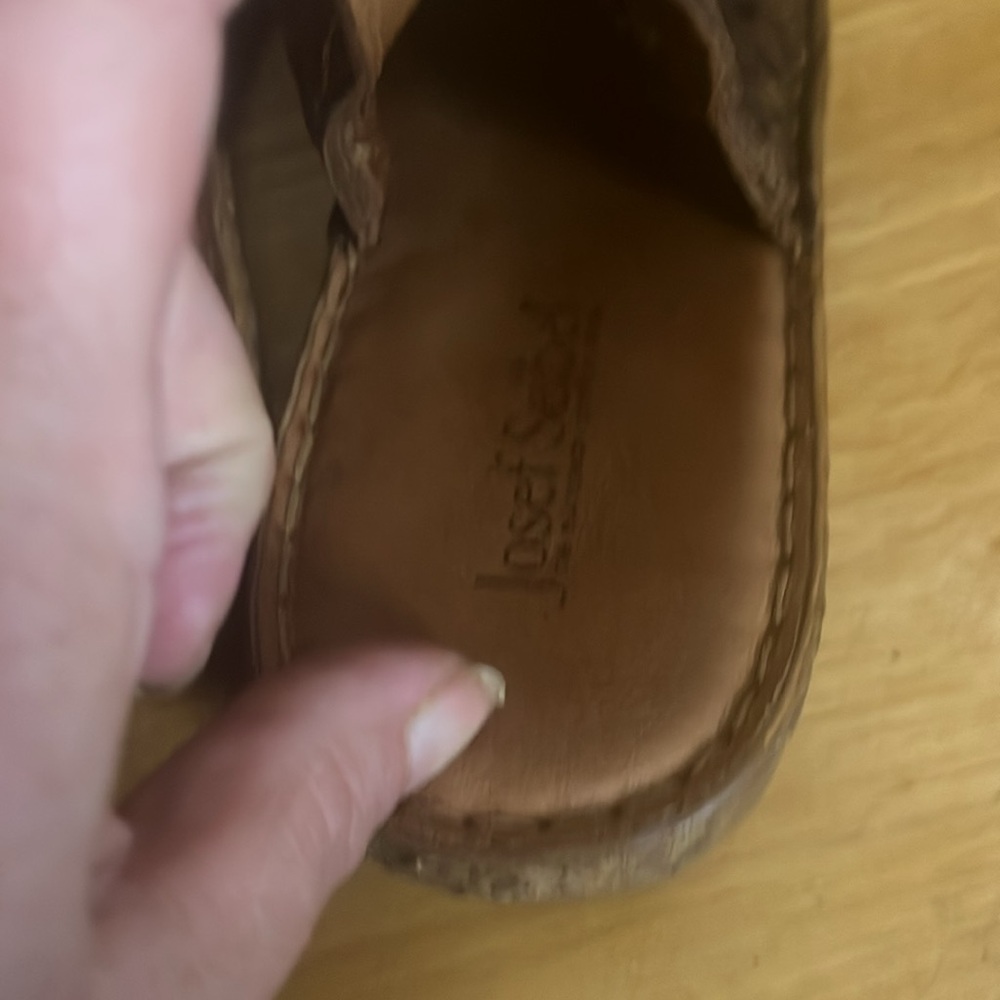 😄Leather open toe sandals eu 41 - Picture 6 of 8